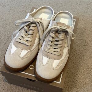 Stylish Beige and White Dolce Vita Sneakers